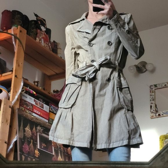 Other Einstein Vintage 90s cotton trench coat - size medium Size M / US 6-8 / IT 42-44 - 1 Thumbnail