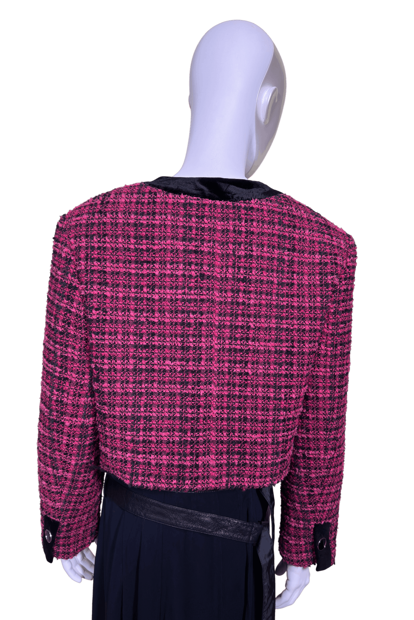Sandro Purple Tweed Blazer Size M / US 6-8 / IT 42-44 - 4 Thumbnail