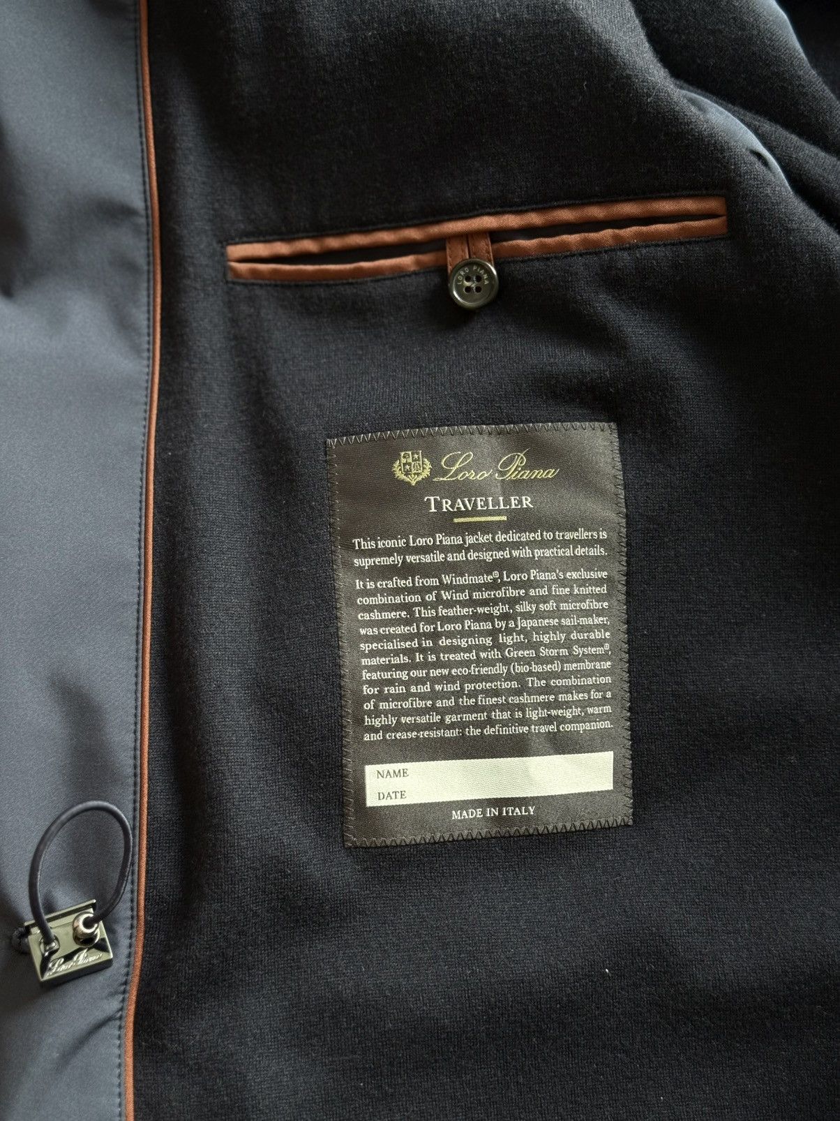 Loro Piana Loro Piana Navy Traveler Windmate Jacket Meb Size US L / EU 52-54 / 3 - 16 Thumbnail