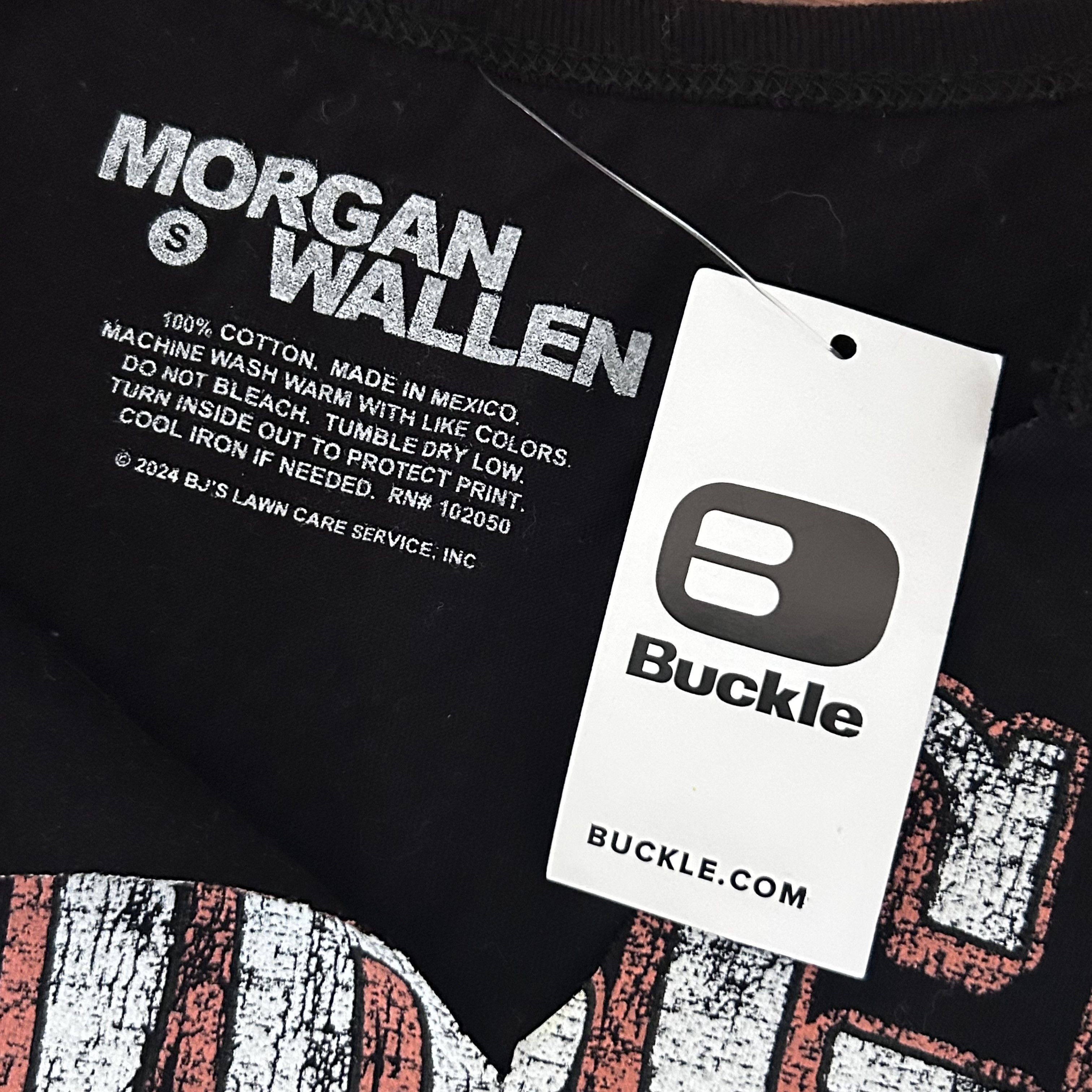 BKE Morgan Wallen Cropped Tee Cowgirl Size S / US 4 / IT 40 - 6 Thumbnail