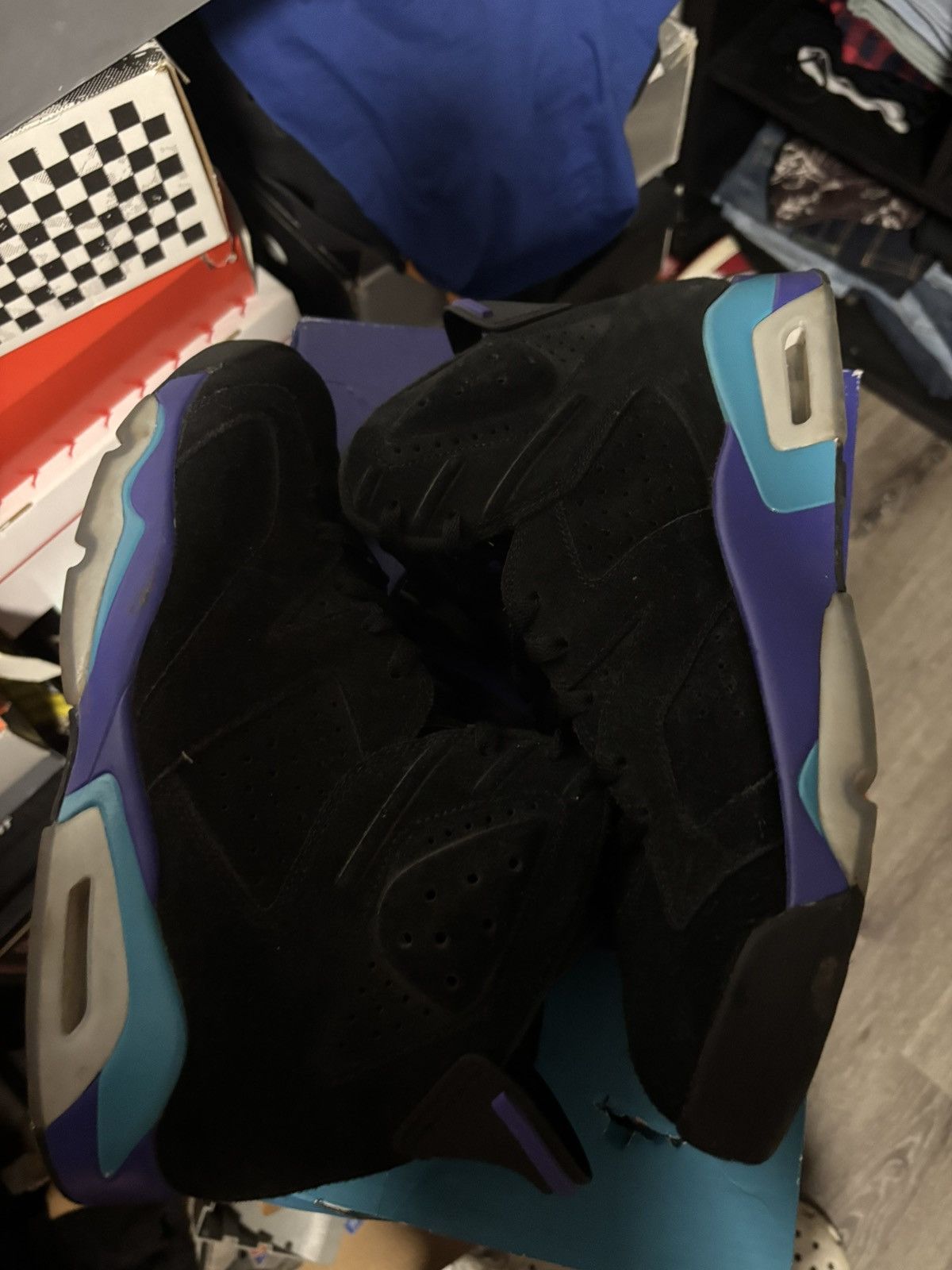 Jordan Brand × Nike Jordan 6 aqua Size US 12.5 / EU 45-46 - 4 Thumbnail