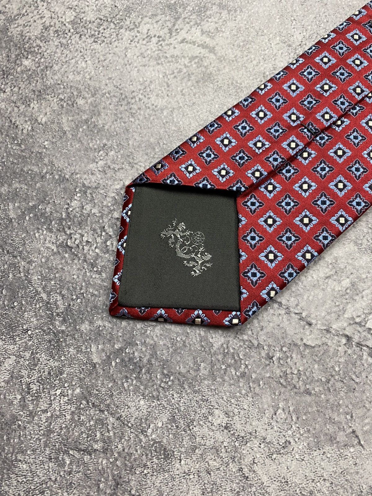 Eton Eton 100% Silk Made in France Tie Luxury Monogram Cravatte Size ONE SIZE - 12 Thumbnail