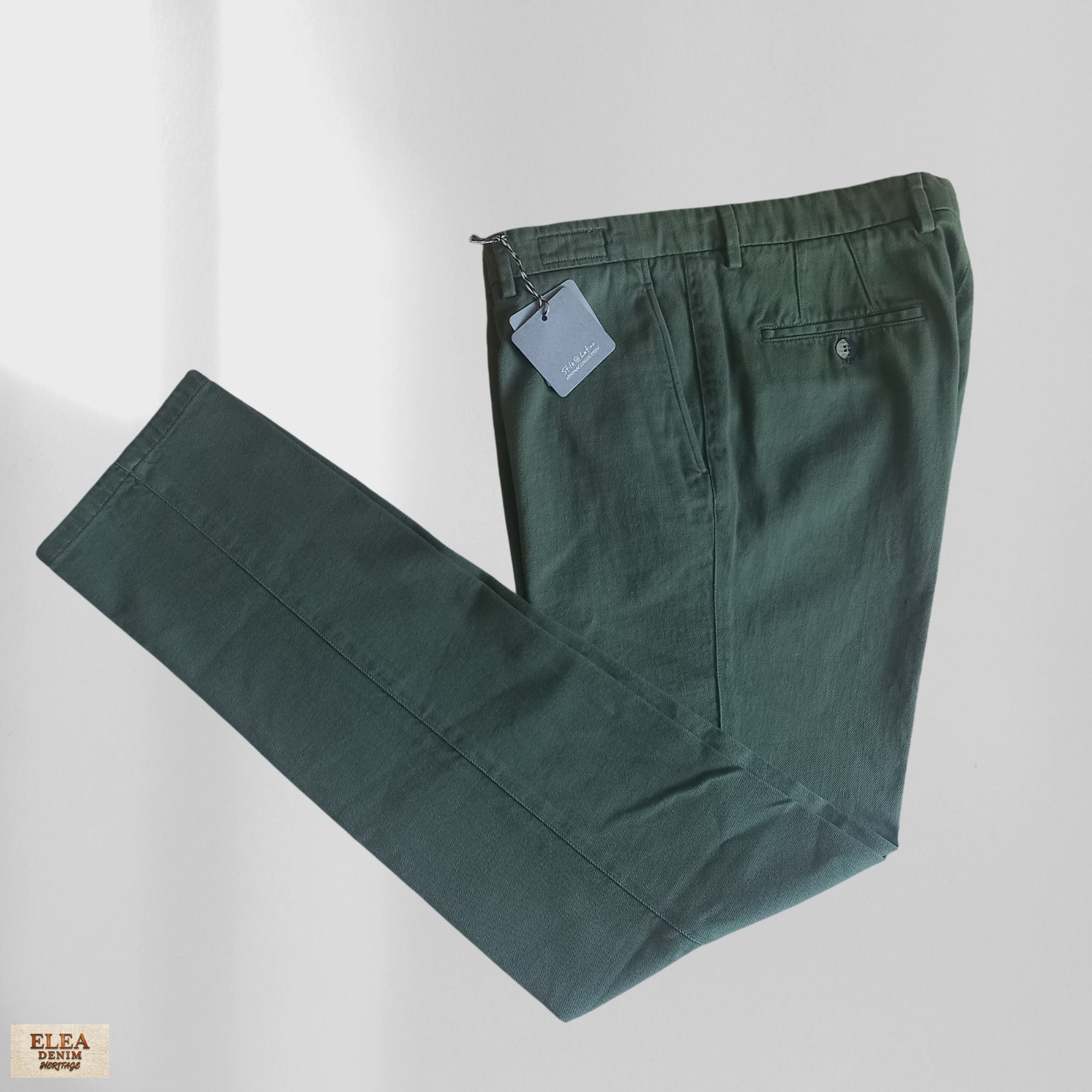 Stile Latino Stile Latino Napoli Trousers 48 Handmade V.Attolini NWT Size US 34 / EU 50 - 2 Thumbnail