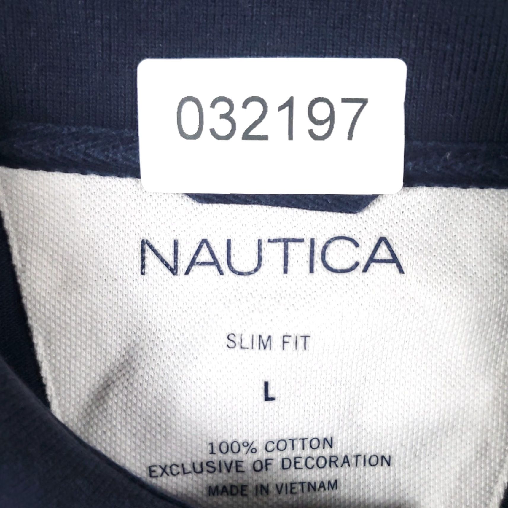 Nautica VINTAGE Nautica Polo Shirt Mens Large Blue Golf Casual Short Sleeve Adult Size US L / EU 52-54 / 3 - 7 Thumbnail