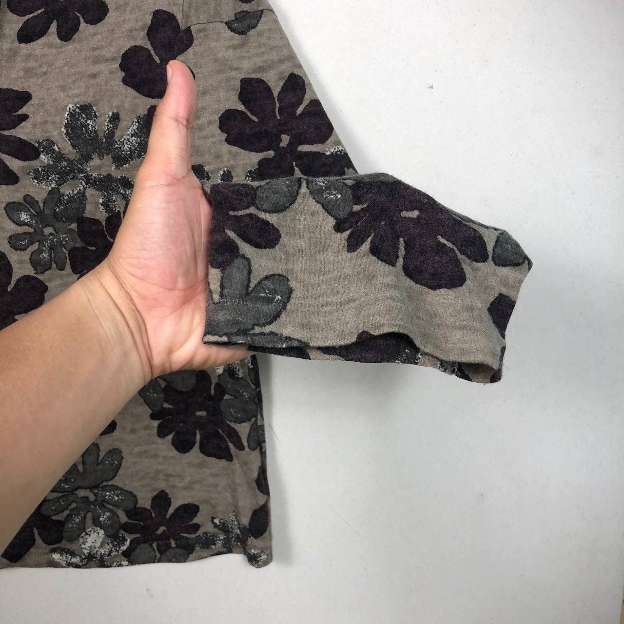 Issey Miyake × Japanese Brand × Vintage Vintage 90s Issey Miyake Plantation Flora Overprinted Jacket Size US M / EU 48-50 / 2 - 5 Thumbnail