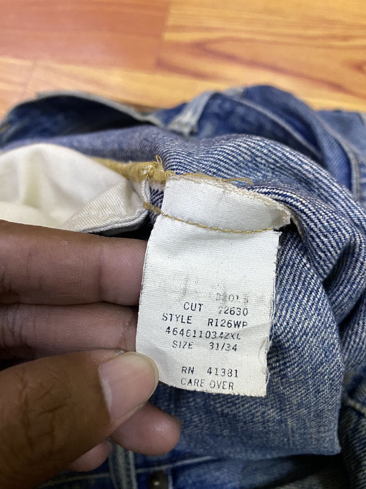 Ralph Lauren Vintage Ralph Lauren RRL Denim Pant Size US 29 - 15 Thumbnail