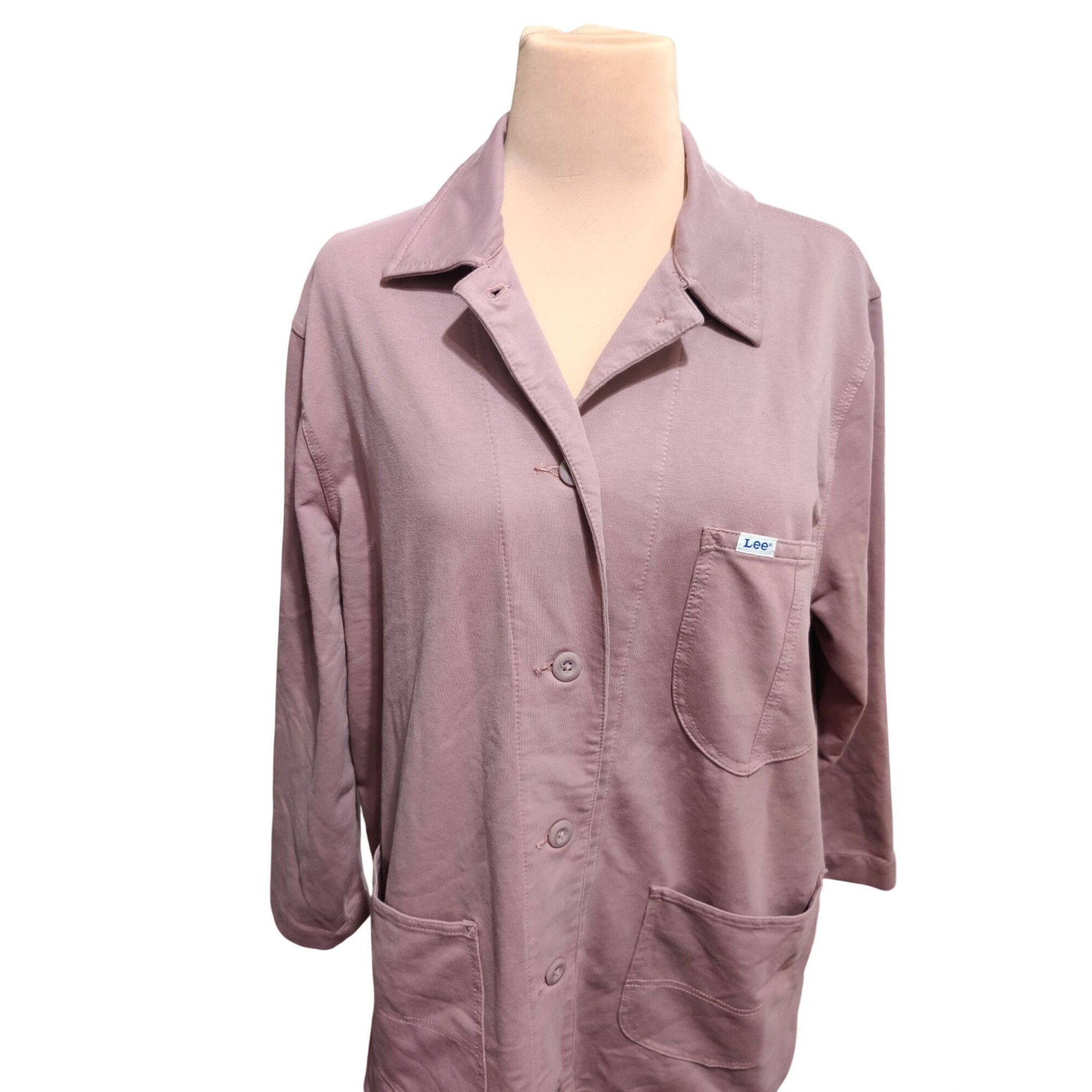 Lee Lee XL Dreamy Mauve Utility Jacket Button Front Chore Coat S Size XL / US 12-14 / IT 48-50 - 18 Thumbnail