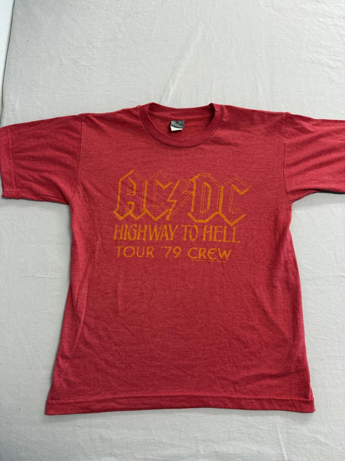 Aape ACDC T-shirt Highway to Hell Tour 79 Crew AC/DC Band - M Size US M / EU 48-50 / 2 - 1 Thumbnail