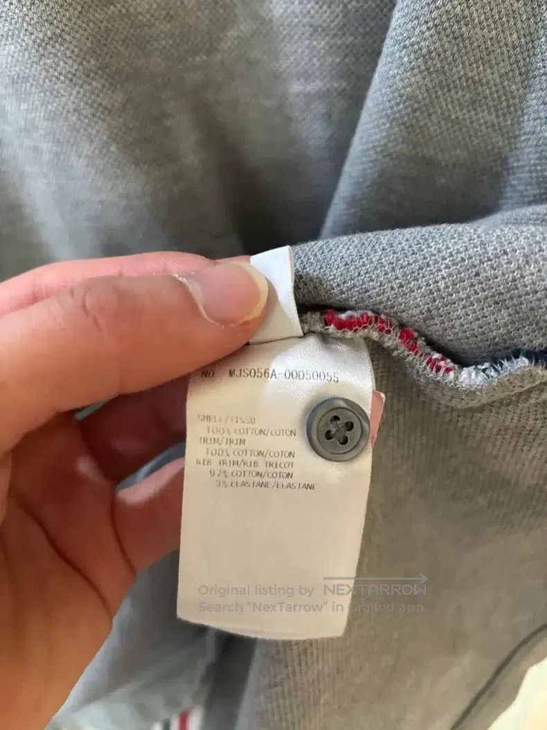 Thom Browne Thom Browne Three-stripe short-sleeve T-shirt Size US L / EU 52-54 / 3 - 6 Thumbnail