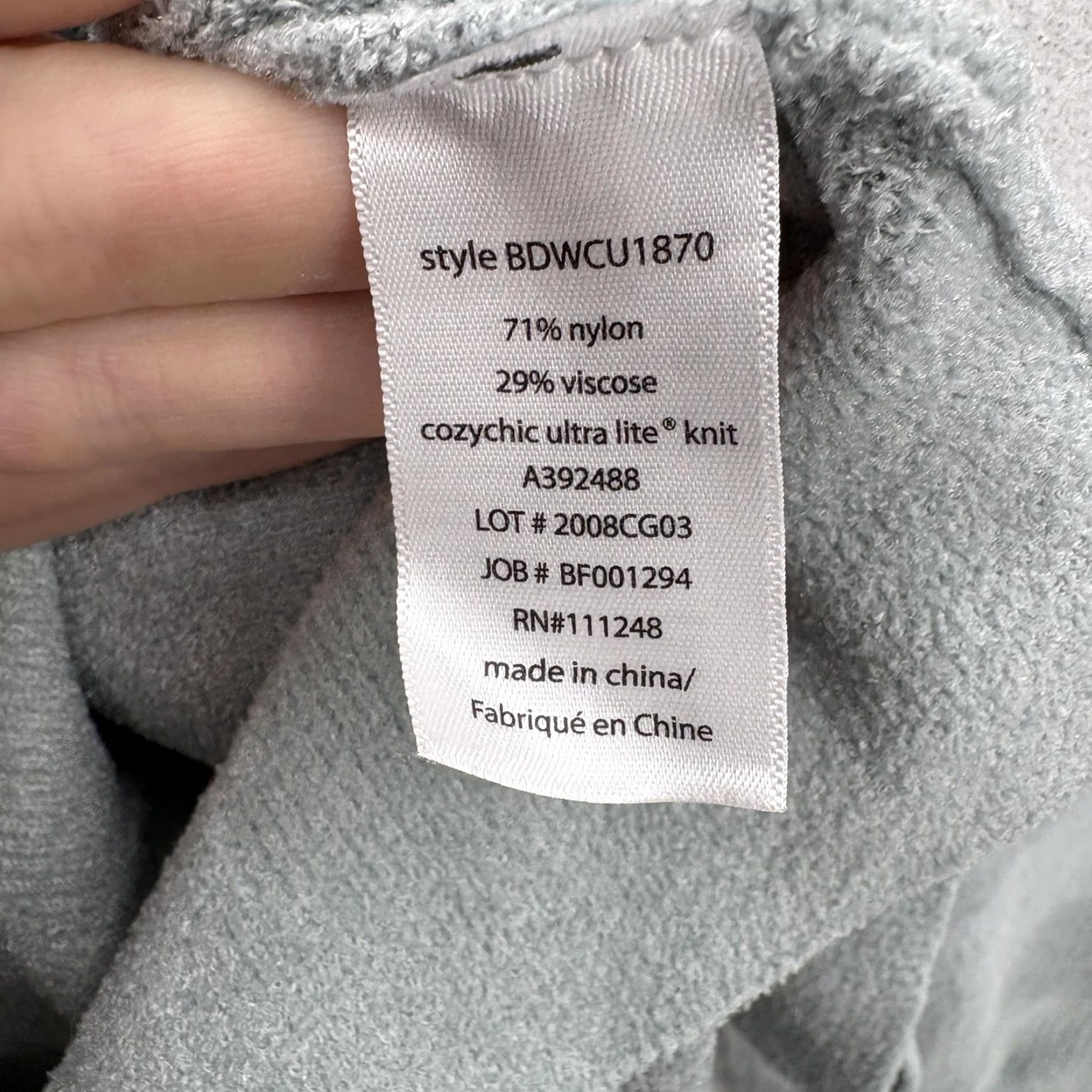 Vintage Barefoot Dreams Sweater Womens Large Gray Cozychic Ultra Lite Animal Pullover Size L / US 10 / IT 46 - 5 Thumbnail