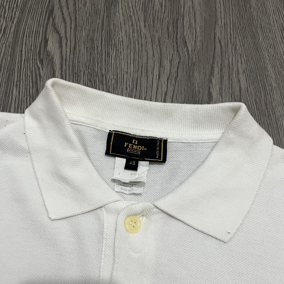 Fendi Vintage Fendi Small Embroidery Logo Polos Designer Size US M / EU 48-50 / 2 - 5 Thumbnail
