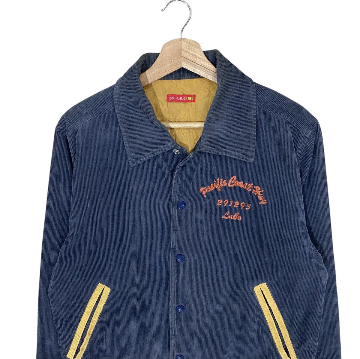 Vintage 🌟VTG 291295 LOS ANGELS CALIFORNIA CORDUROY VARSITY JACKET Size US S / EU 44-46 / 1 - 4 Thumbnail