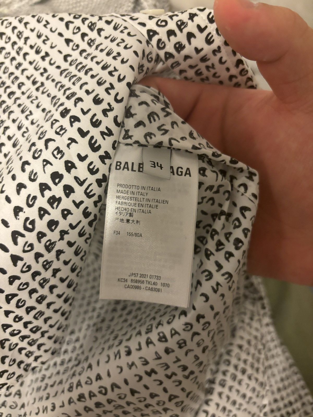 Balenciaga Balenciaga Archive Letters Size US M / EU 48-50 / 2 - 2 Thumbnail
