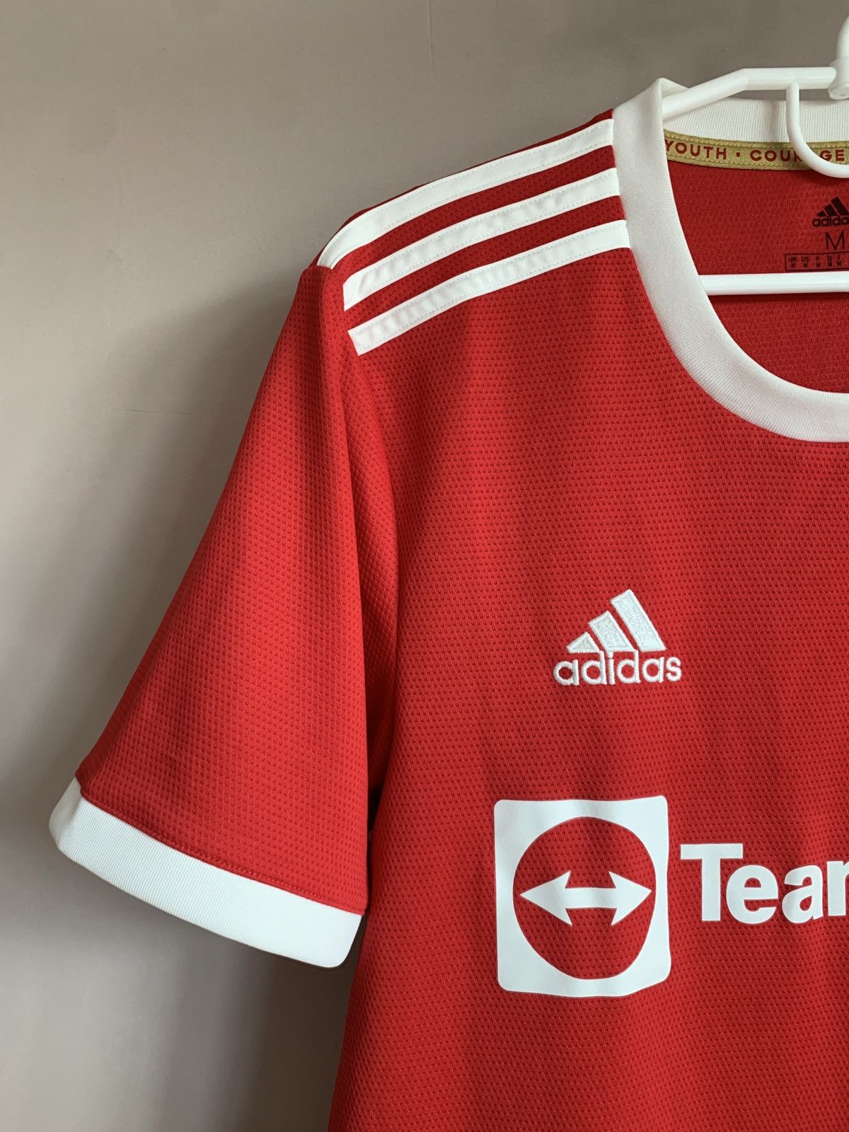 Adidas Manchester United 21/22 Home Football Shirt Adidas Soccer M Size US M / EU 48-50 / 2 - 3 Thumbnail
