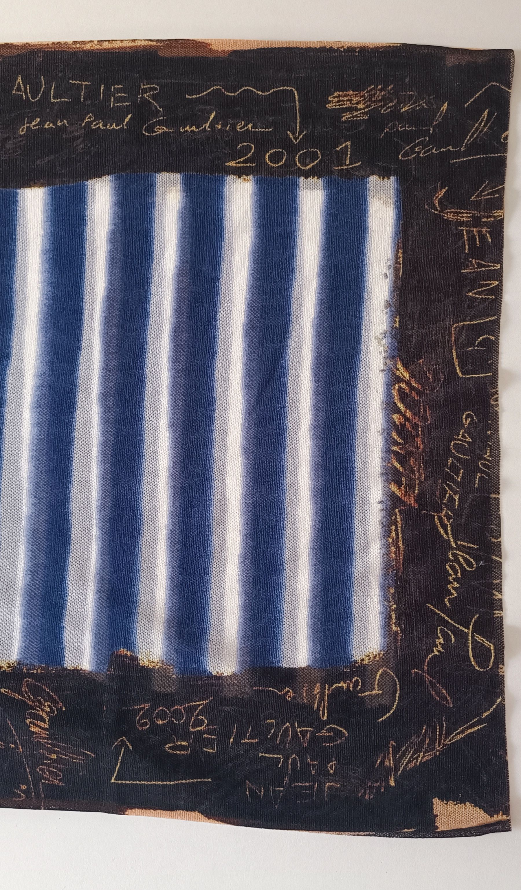 Jean Paul Gaultier SS2001- Graffiti and stripes long top Size US S / EU 44-46 / 1 - 21 Thumbnail