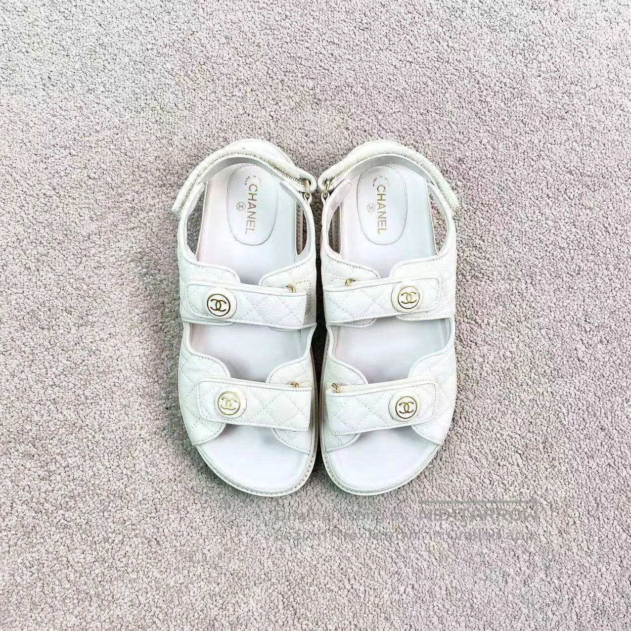 Chanel Chanel Velcro sandals| Size US 8.5 / IT 38.5 - 3 Thumbnail