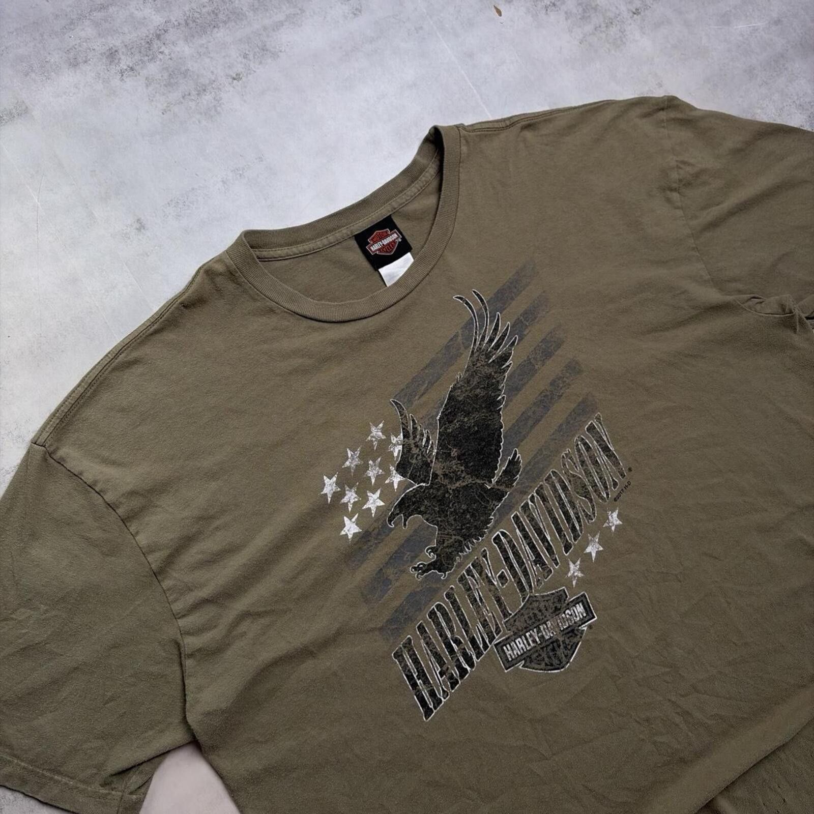 Harley Davidson Y2K Harley Davidson Apache Junction Distressed Biker T-Shirt Size US XXL / EU 58 / 5 - 6 Thumbnail