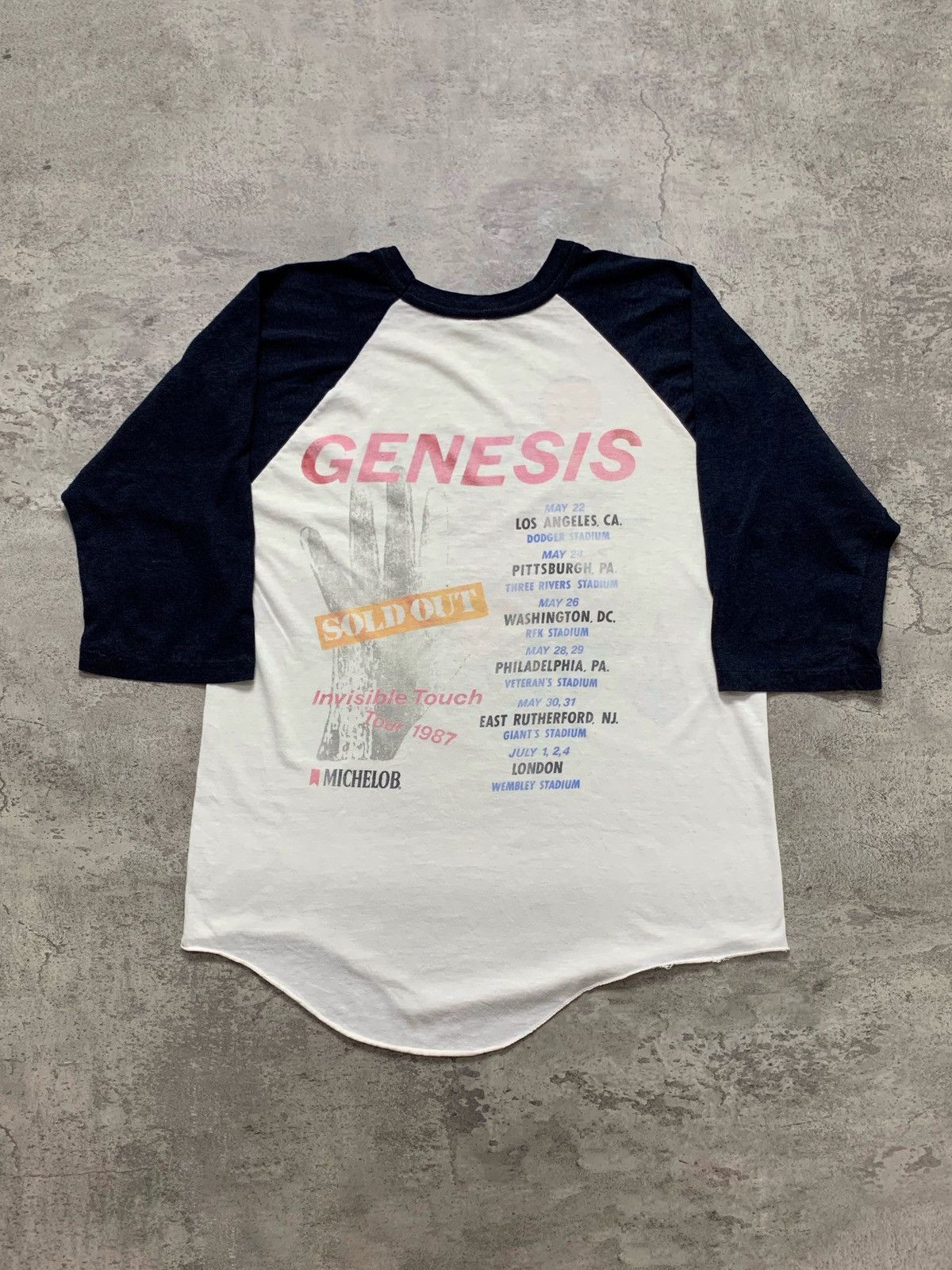 Band Tees Vintage 80s Genesis raglan band shirt Size US L / EU 52-54 / 3 - 2 Thumbnail