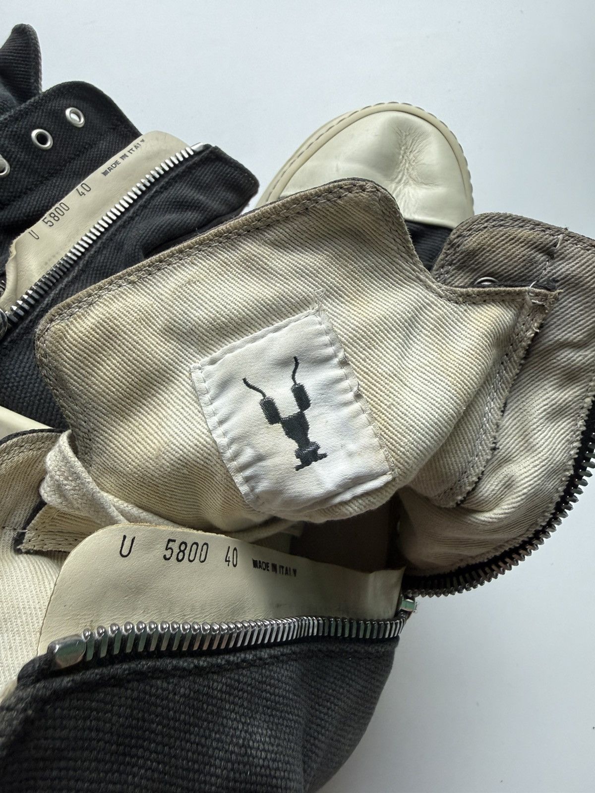 Rick Owens Drkshdw Rick Owens Drkshdw Ramones Size US 7 / EU 40 - 8 Thumbnail