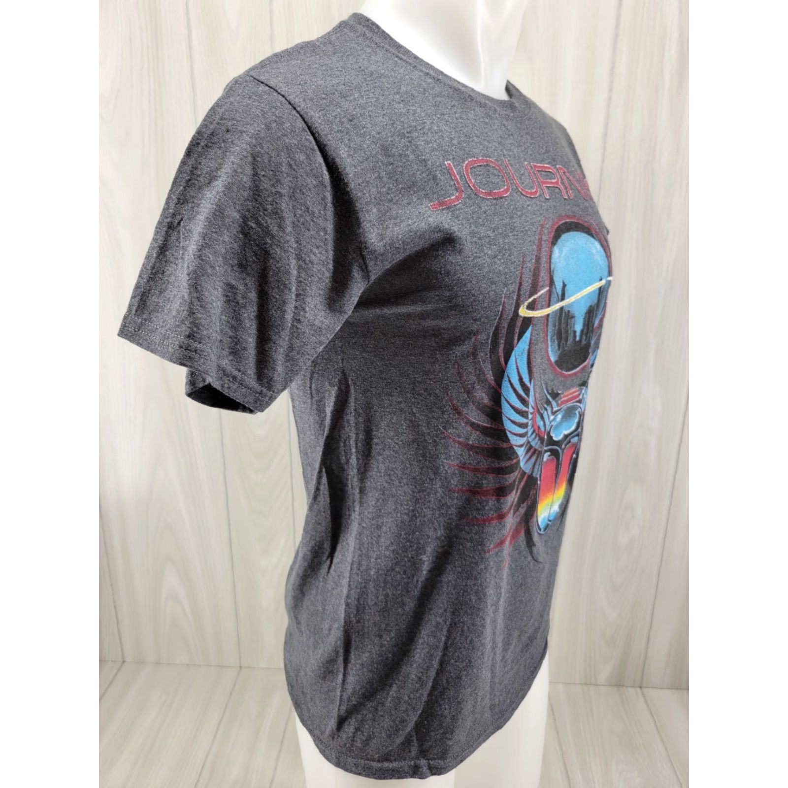 Fruit Of The Loom Journey Tour Band Mens Short Sleeve Graphic Tee Size SMALL Gray Nike? Size US 29 - 4 Thumbnail