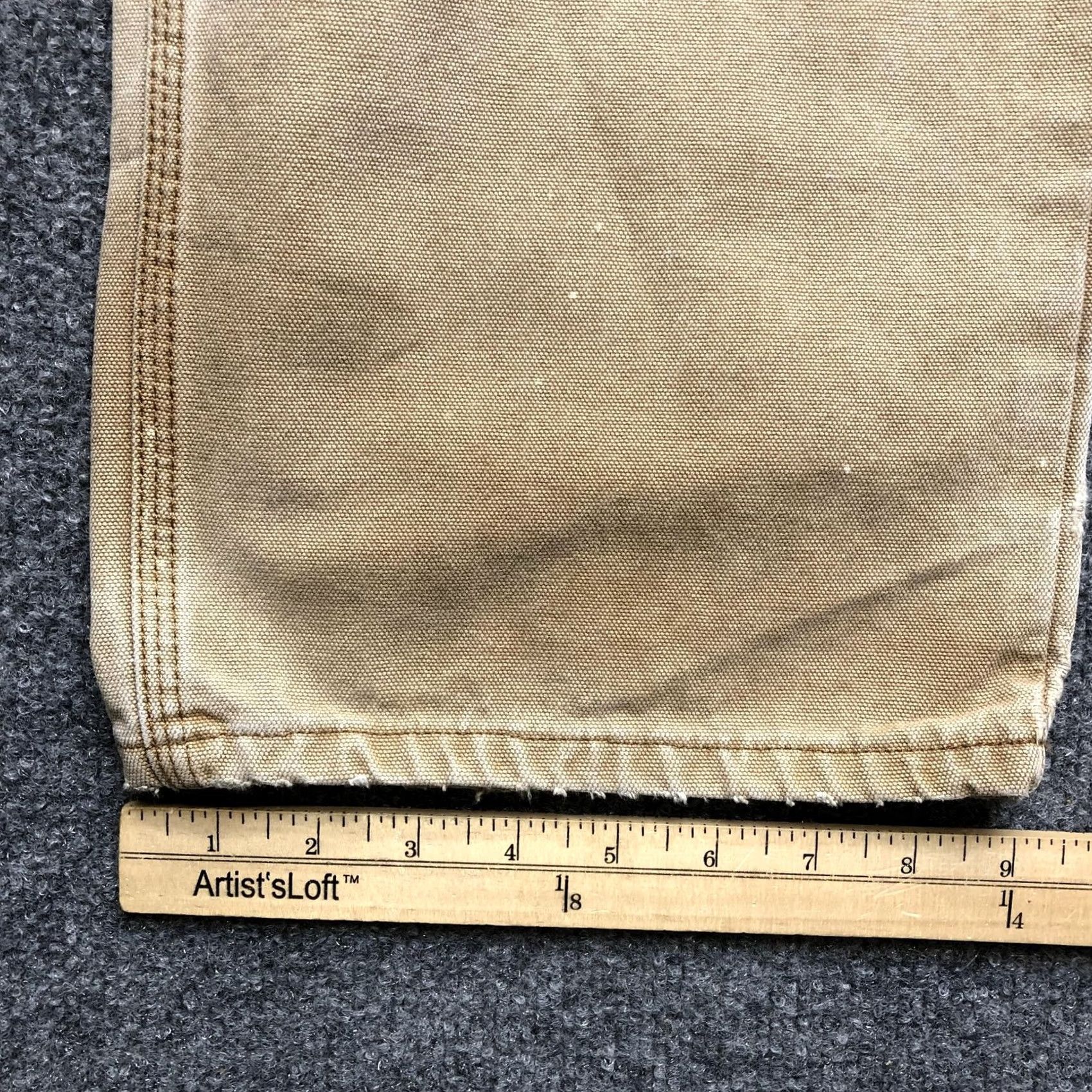 Dickies Dickies Pants Mens 38x30 Beige Canvas Carpenter Workwear Relaxed Fit Pockets 5-Pocket Design Size US 38 / EU 54 - 4 Thumbnail