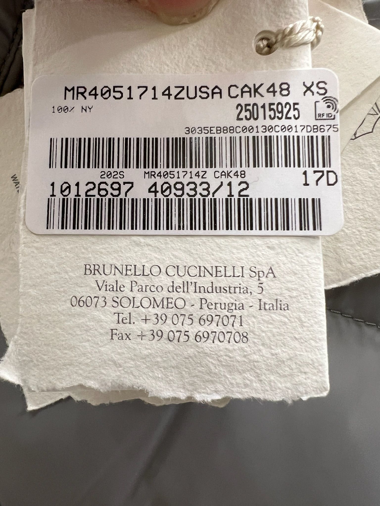 Brunello Cucinelli o1w1db10125 Padded Vest in Blue Size US XS / EU 42 / 0 - 2 Thumbnail
