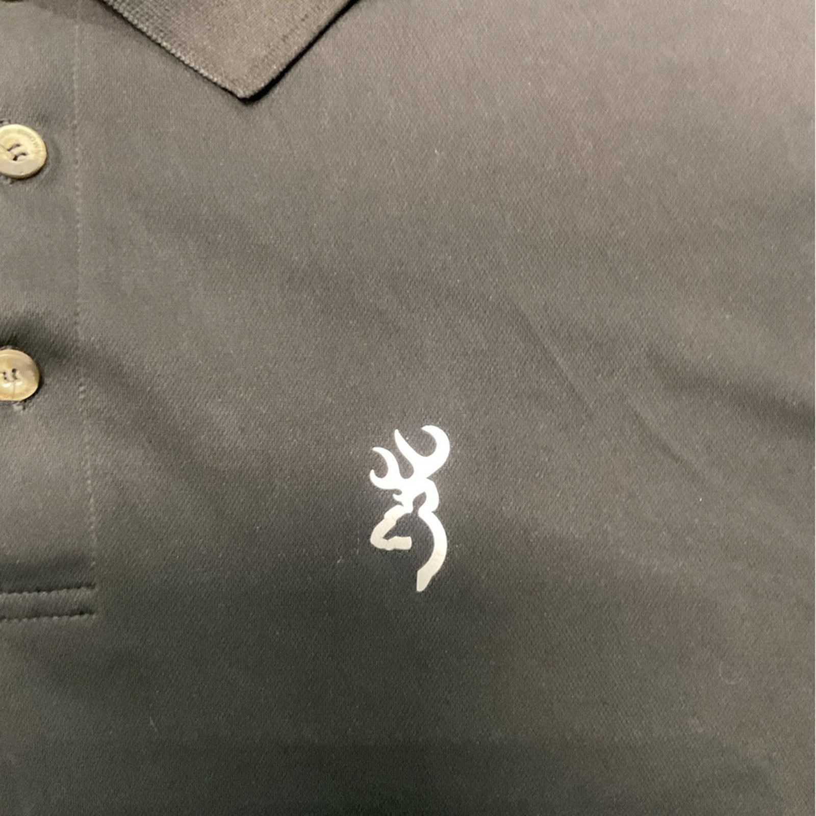 Vintage Men's Browning Polo Black Shirt size XL Size US XL / EU 56 / 4 - 3 Thumbnail