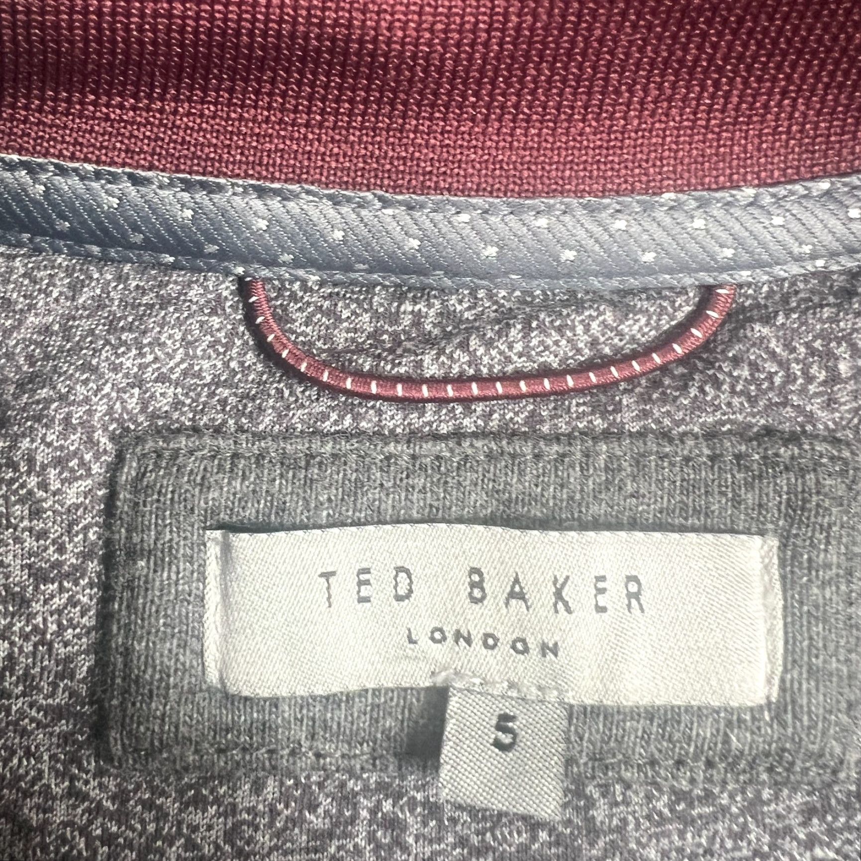 Ted Baker Ted Baker London Sweater Men Sz XL 5 Full Zipper Funnel Neck Long Sleeve Size US XL / EU 56 / 4 - 5 Thumbnail