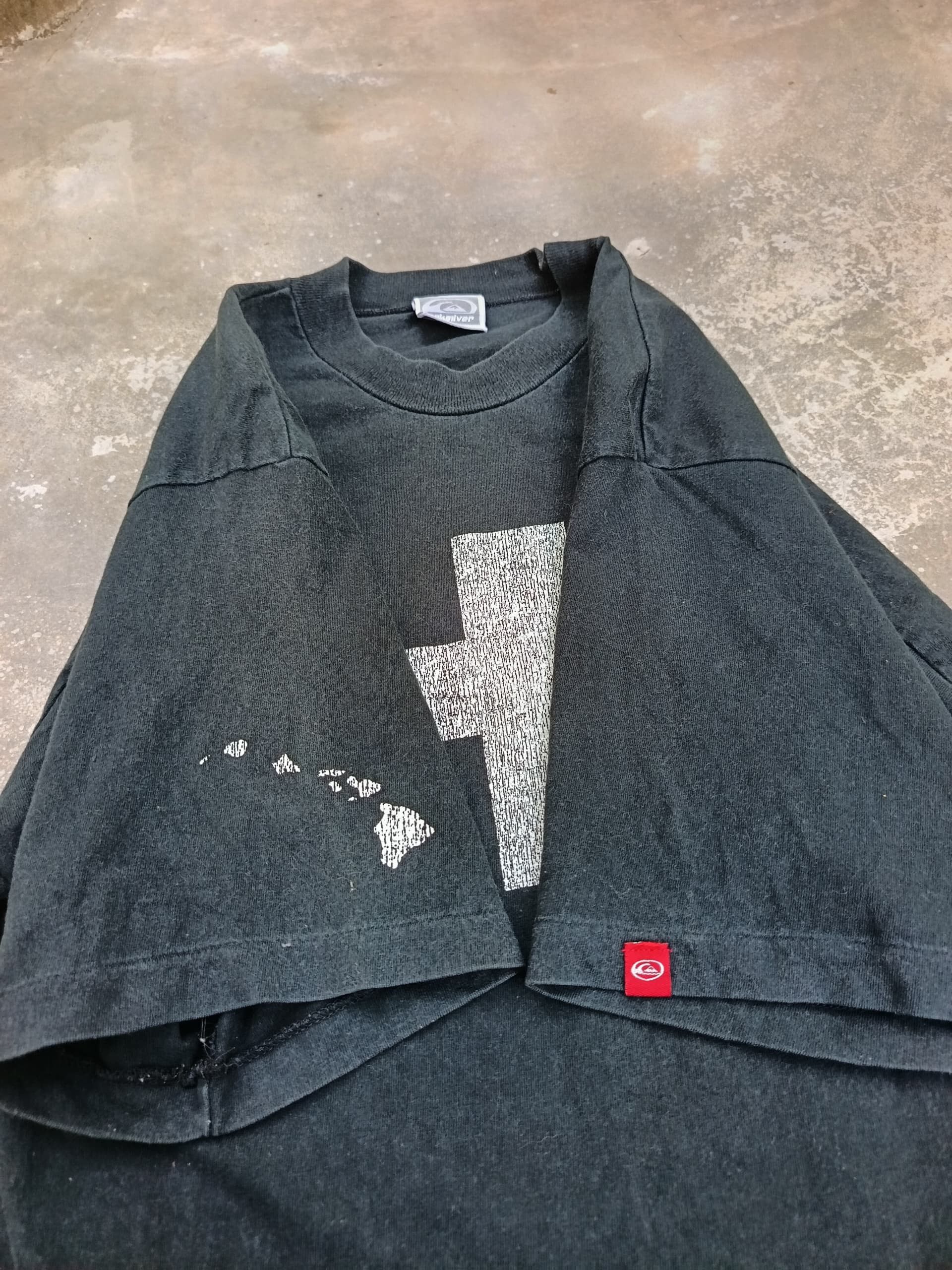 Quiksilver × Vintage 90s made in Japan single stich quiksiver global tshirt Size US M / EU 48-50 / 2 - 3 Thumbnail