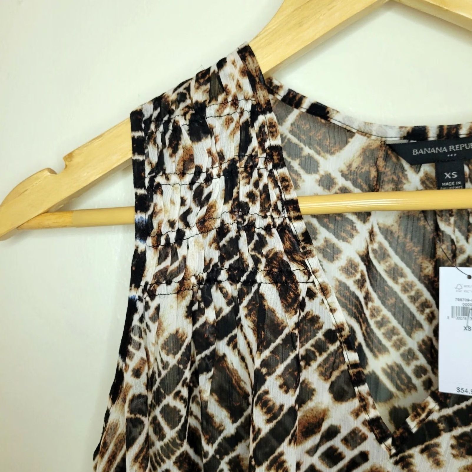 Banana Republic VINTAGE Banana Republic Blouse? (removed) Size XS / US 0-2 / IT 36-38 - 3 Thumbnail