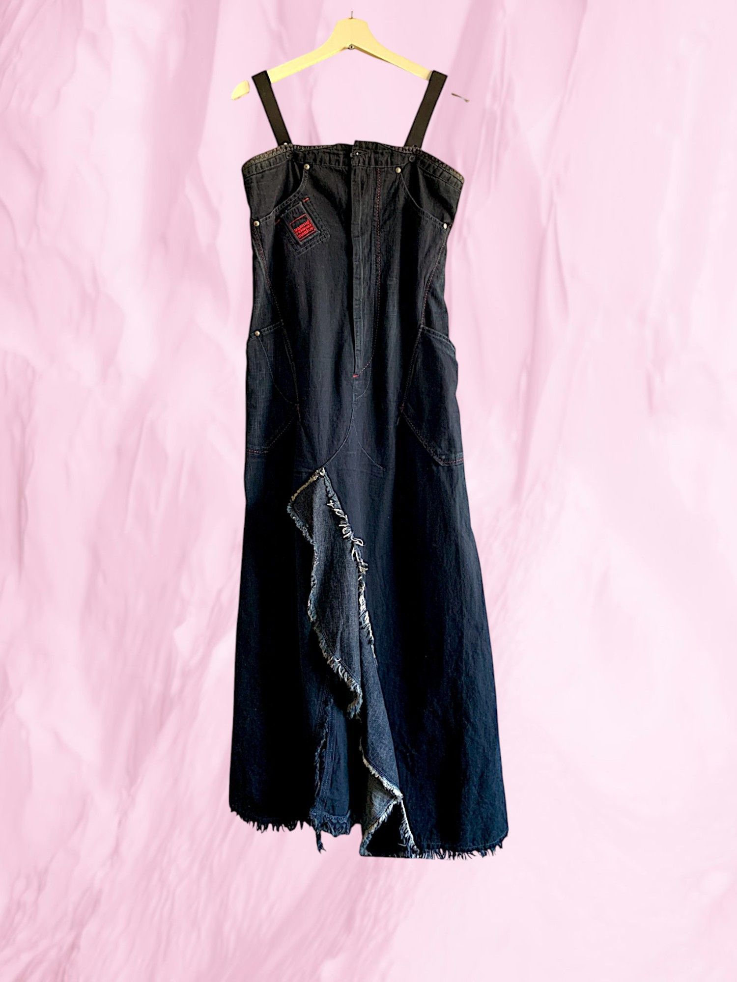 Maritè François Girbaud Heavy Denim Maxi Dress L