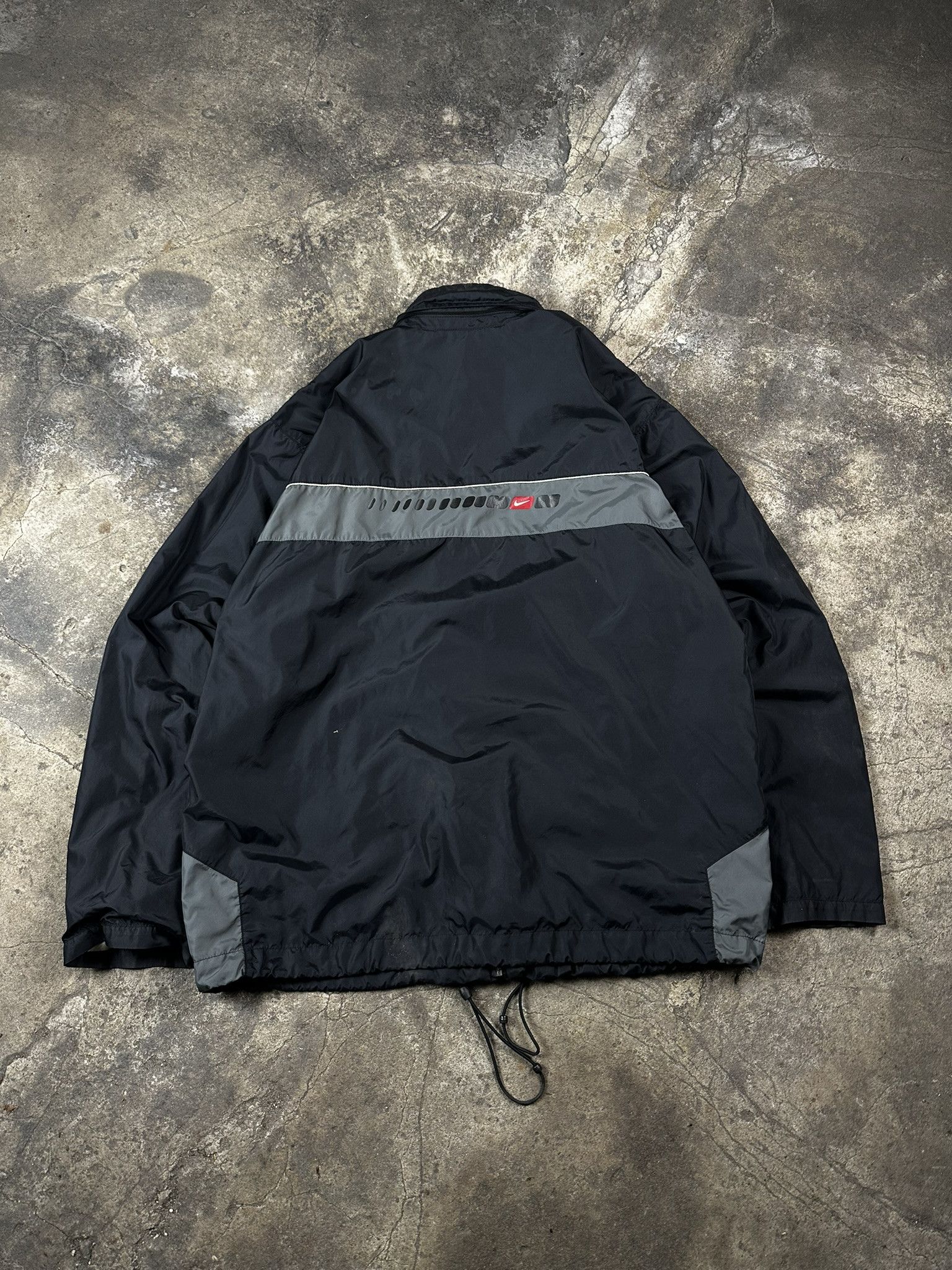 Nike 2000s Nike Nylon Zip Tracksuit Jacket Y2k Vintage 00s Size US XL / EU 56 / 4 - 6 Thumbnail