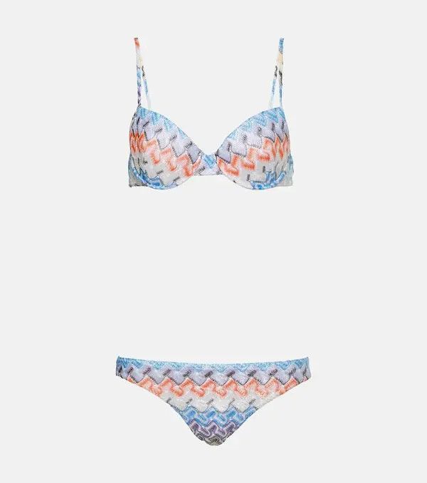 Missoni o1mle0425 Size: 42 IT / Classic Bikini Set With Blue Bas Size ONE SIZE - 1 Thumbnail