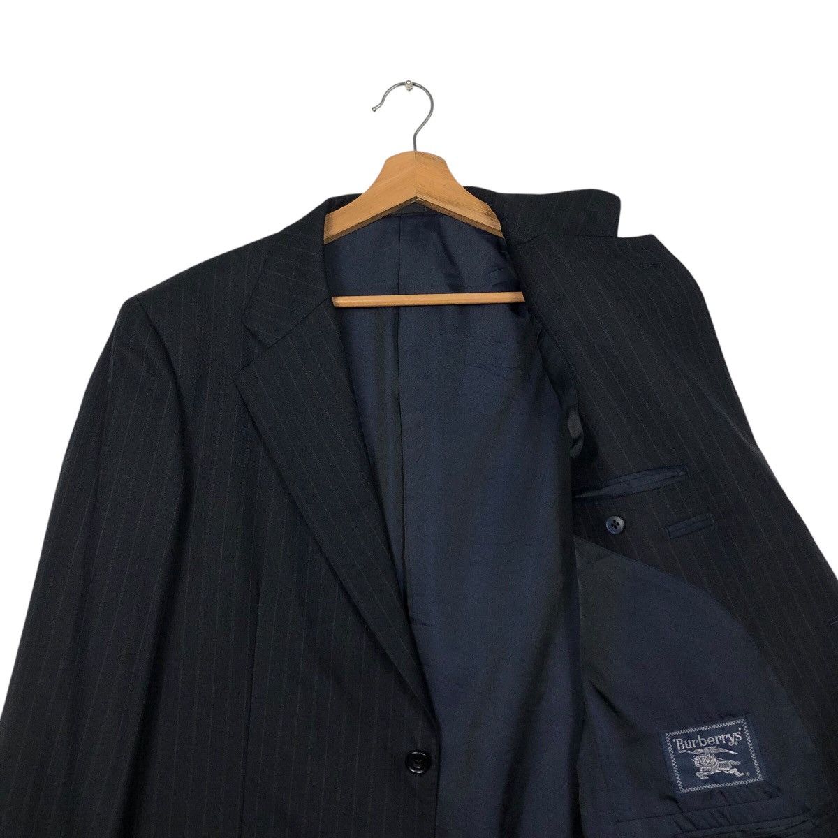 Burberry 📌Vintage Burberrys Casual Coats Striped Double Breast Size US M / EU 48-50 / 2 - 13 Thumbnail