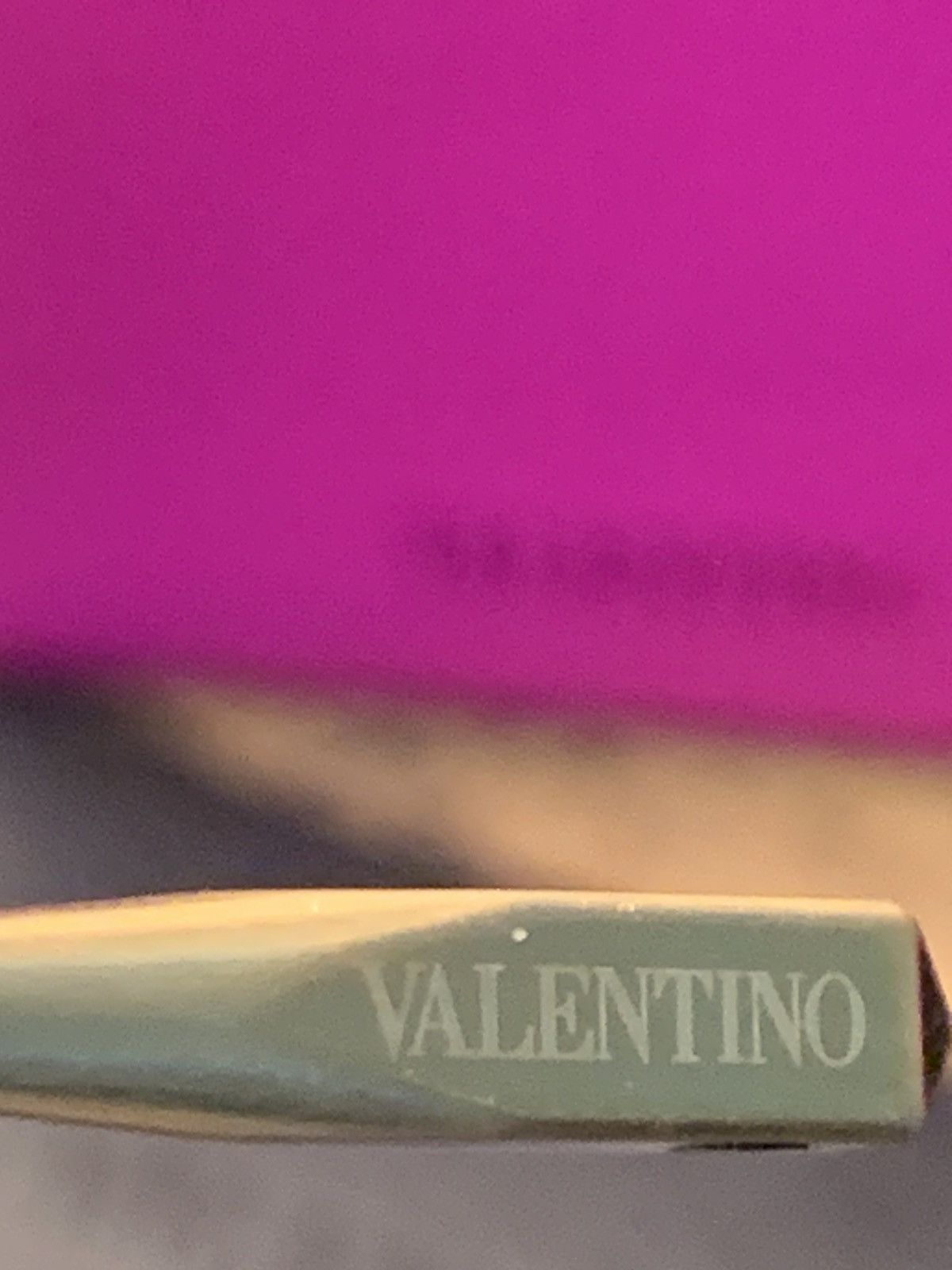 Valentino *RARE* New Valentino V-Hexagon Titanium Sunglasses w/ Bag!!! Size ONE SIZE - 12 Thumbnail