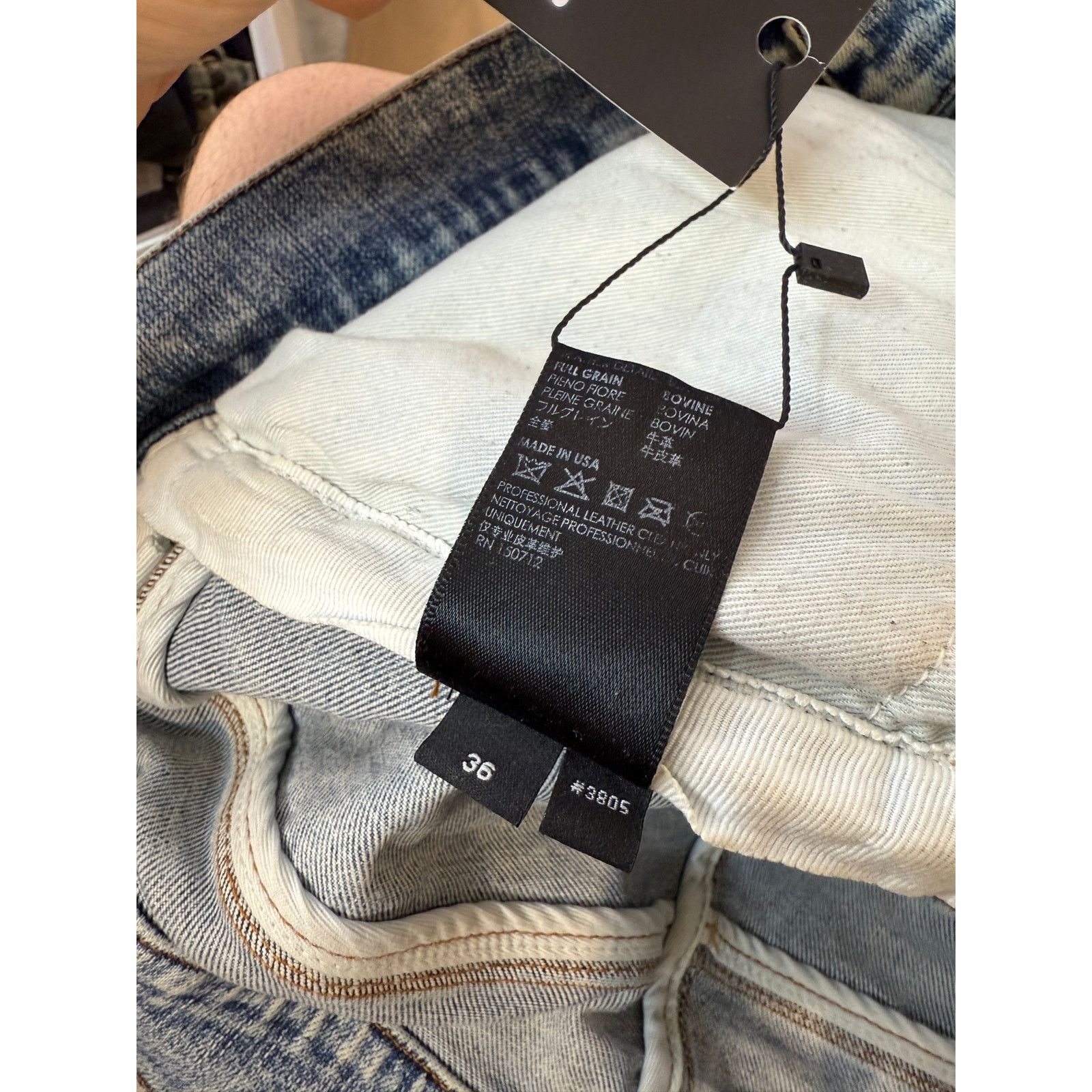 Amiri Amiri MX1 Blue Black Patch Used 36 Size US 36 / EU 52 - 4 Thumbnail