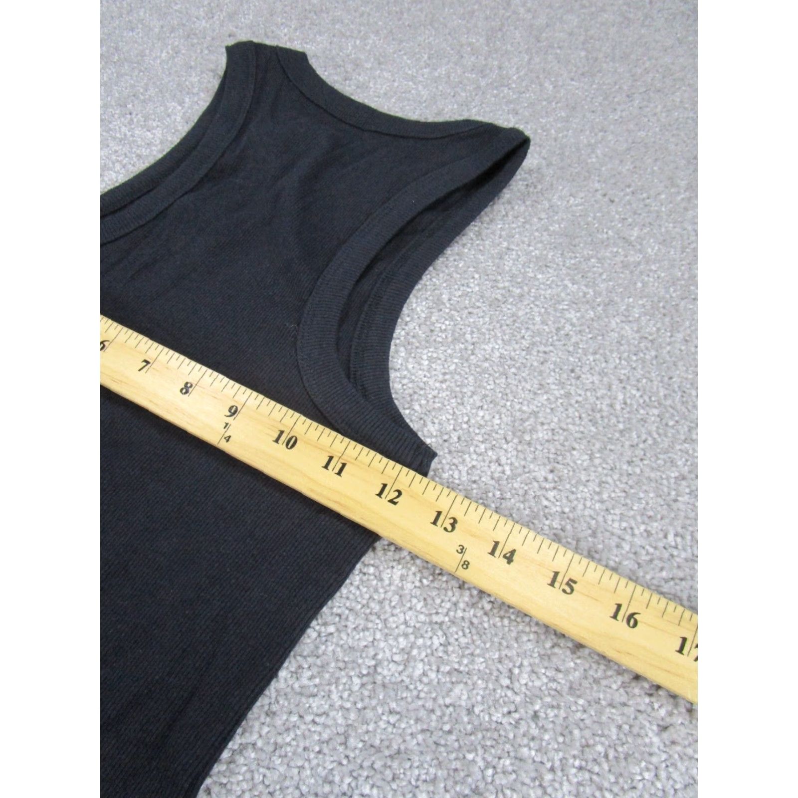 Vintage Maeve Shirt Womens XS Black Cropped Stretch Knit Sleeveless Top - New Size XS / US 0-2 / IT 36-38 - 5 Thumbnail