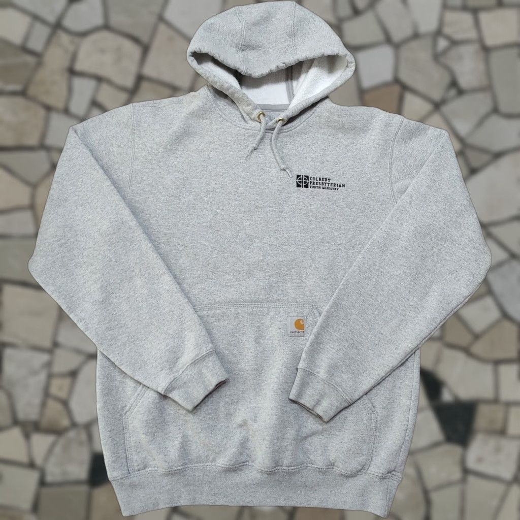 Carhartt Carhartt Hoodie Adult S Gray Sweatshirt Logo Pullover Hooded Long Sleeve Regular Size US S / EU 44-46 / 1 - 1 Thumbnail