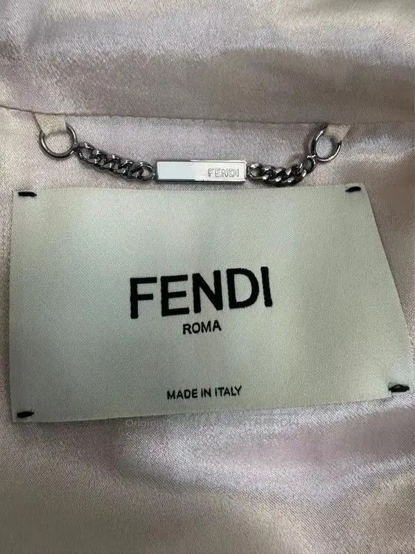 Fendi Fendi Women's Ivory Double F Jacket . Size L / US 10 / IT 46 - 4 Thumbnail