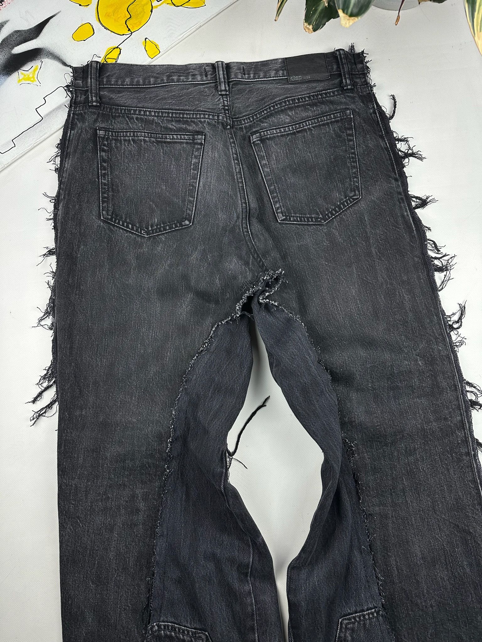 Levi's Vintage 90's Levi's x gap Custom Kapital Style baggy Jeans Size US 30 / EU 46 - 6 Thumbnail