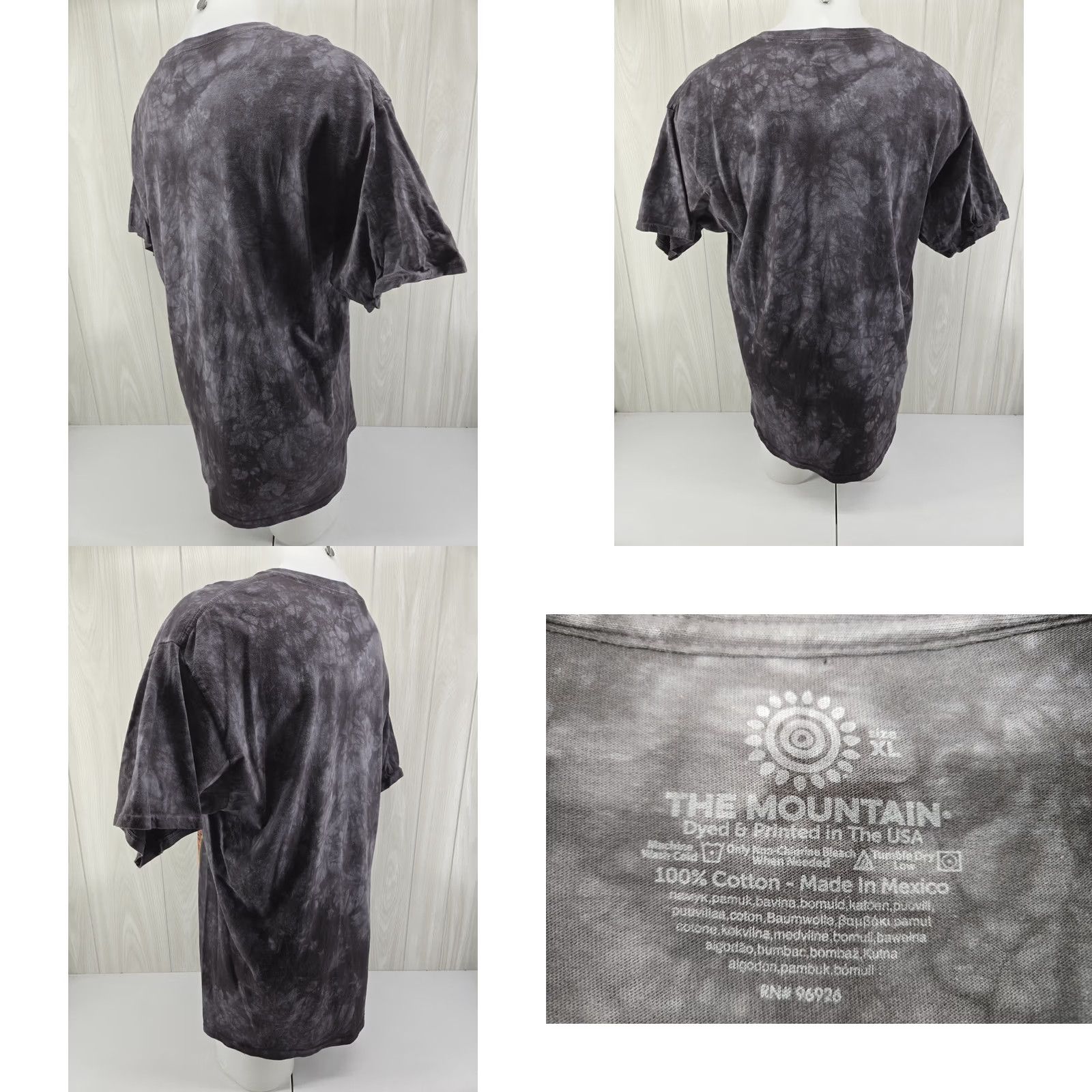 The Mountain Funny Cat Fight Club T Shirt Soap Logo Graphic Gray Men's XL Size US XL / EU 56 / 4 - 8 Thumbnail