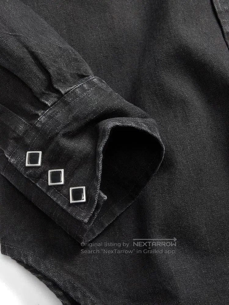 RRL Ralph Lauren RRL Classic Indigo Cotton Western Shirt. Size US M / EU 48-50 / 2 - 5 Thumbnail