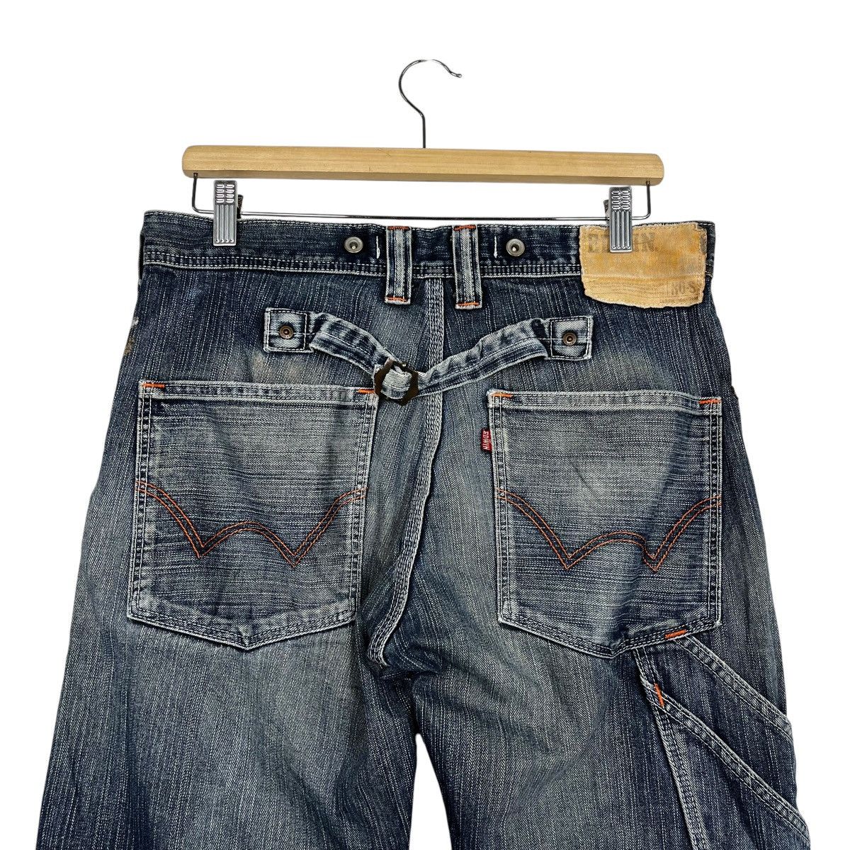 Japanese Brand Vintage Edwin Lot 405 Distressed Denim Jeans Size 32" / US 10 / IT 46 - 8 Thumbnail