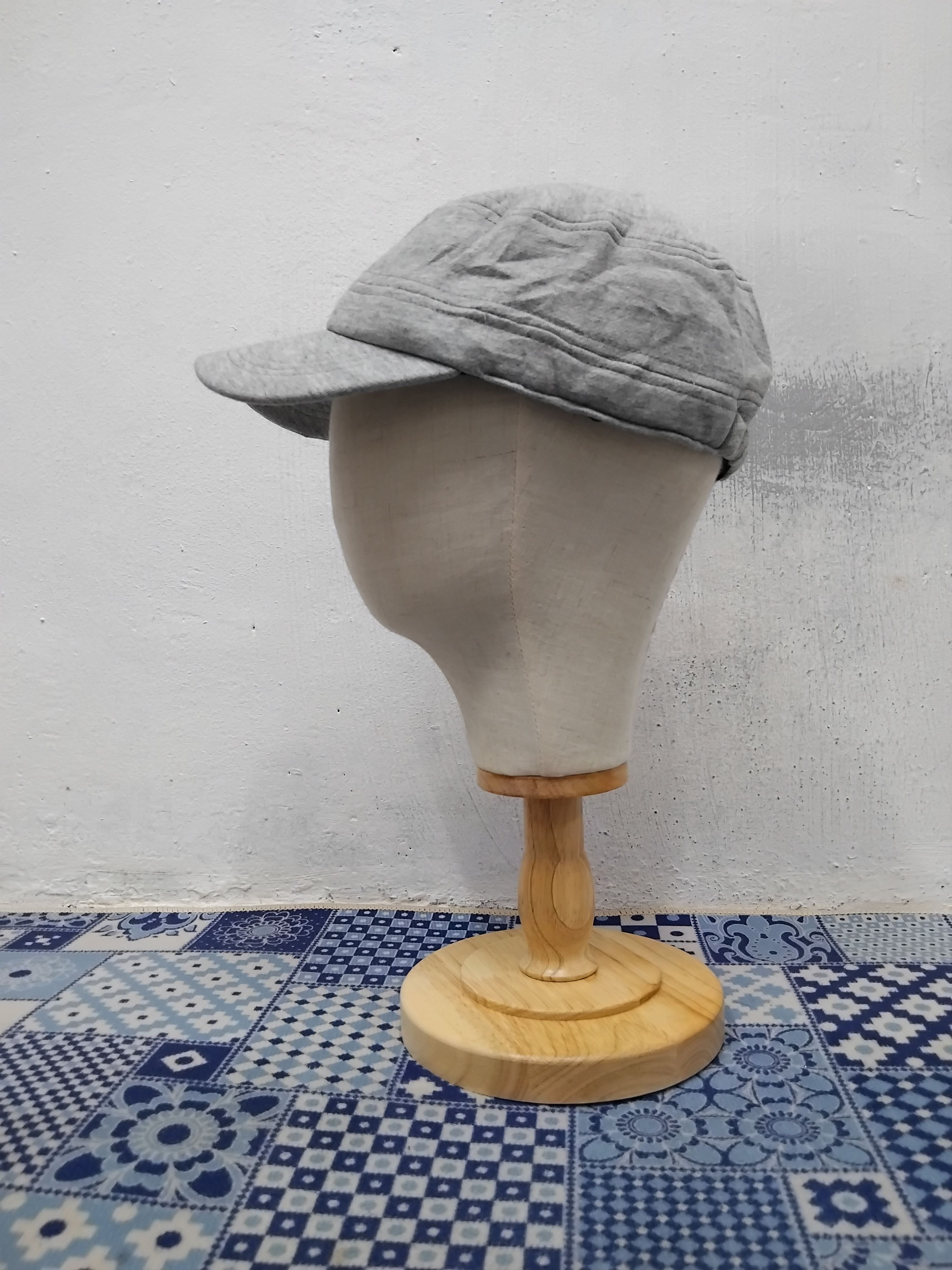 Japanese Brand Unnamed grey colour Japanese style cap Size ONE SIZE - 3 Thumbnail