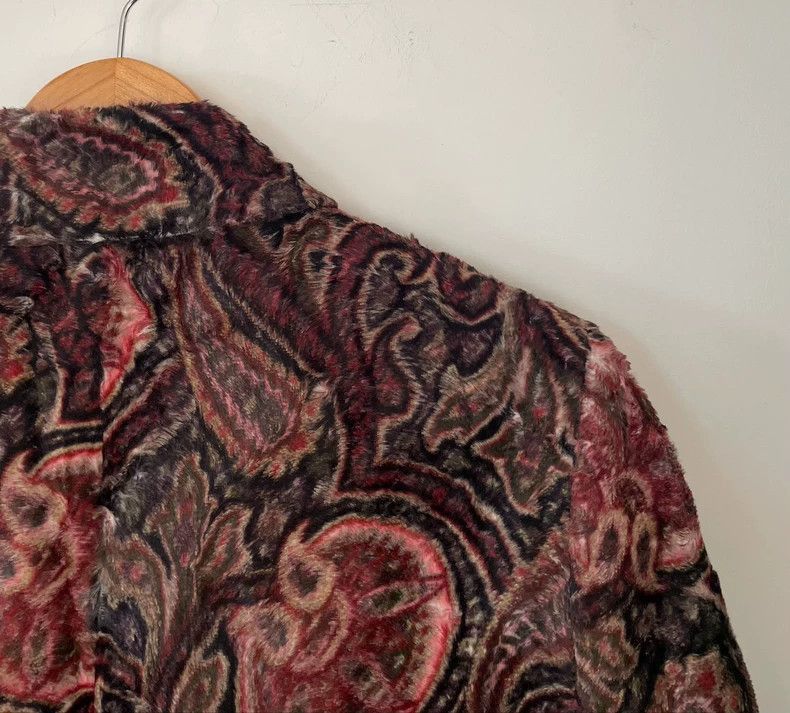Ann Demeulemeester Ann Demeulemeester 19aw show Paisley faux fur coat Size US S / EU 44-46 / 1 - 6 Thumbnail