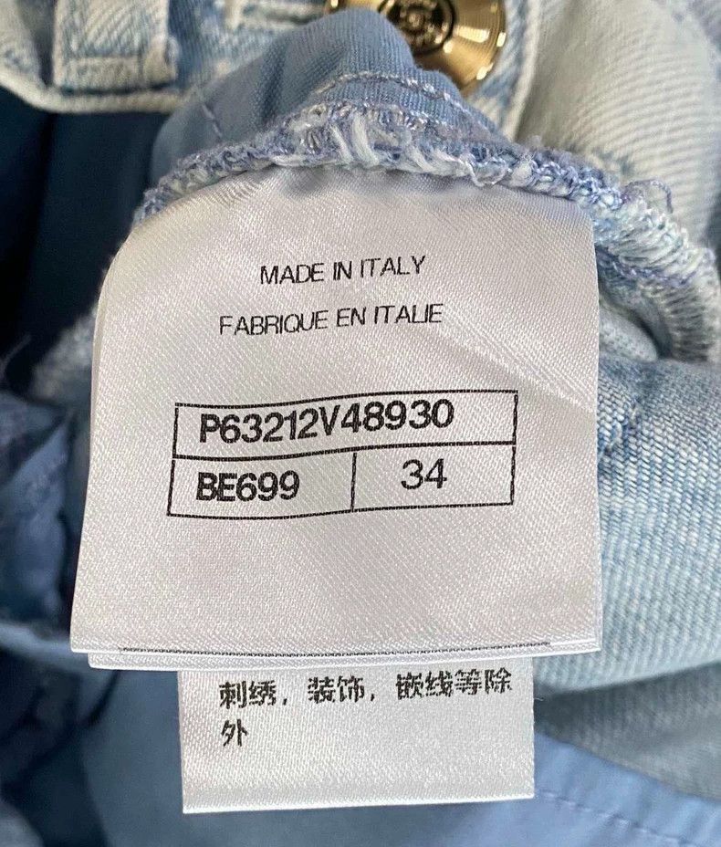 Chanel Chanel Light blue washed old jeans Size 42" / US 20 - 5 Thumbnail