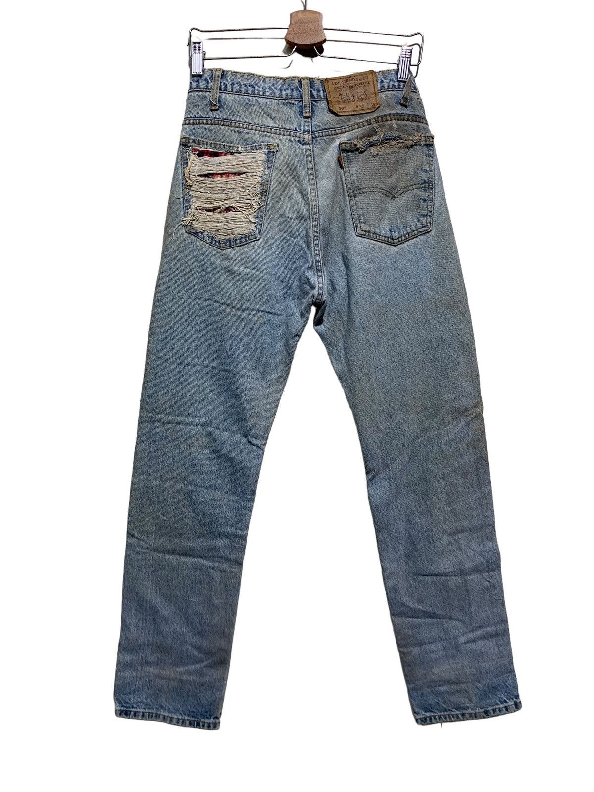 Levi's 🔥VTG LEVIS ORANGE TAB PATCHWORK&DISTRESSED JEANS Size US 30 / EU 46 - 5 Thumbnail