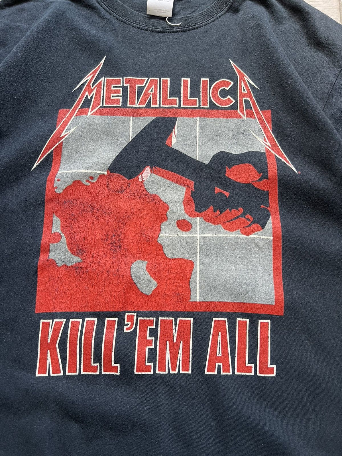 Band Tees Metallica Kill Em All Hetfield Boot T Shirt 2007 Vintage Size US L / EU 52-54 / 3 - 3 Thumbnail