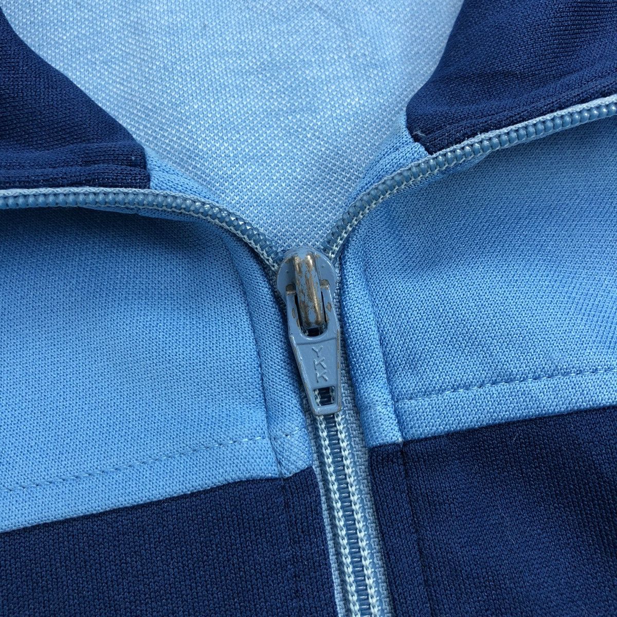 Adidas × Vintage 🇩🇪Vintage 80s Adidas Descente Blue Track Jacket Size US M / EU 48-50 / 2 - 11 Thumbnail