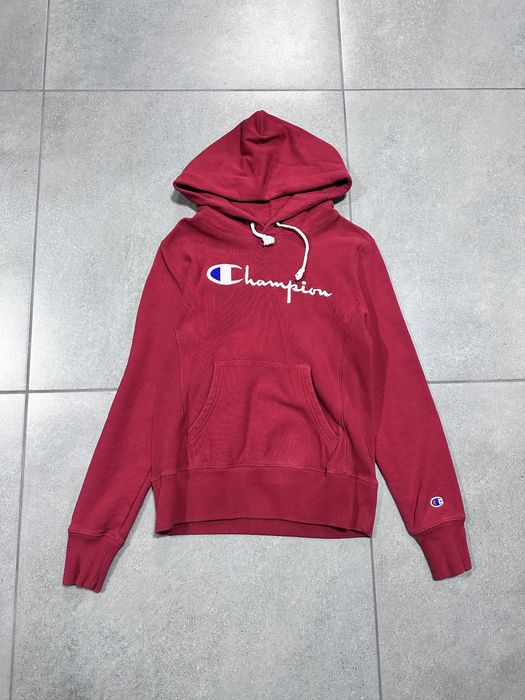 Vintage Vintage Champion Reverse Wave 90s Hoodie | Grailed